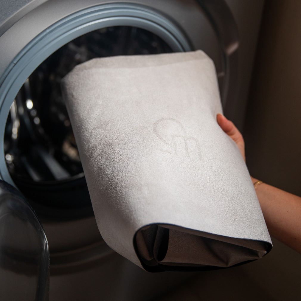 one mantra reise-yogamatte beige waschmaschine