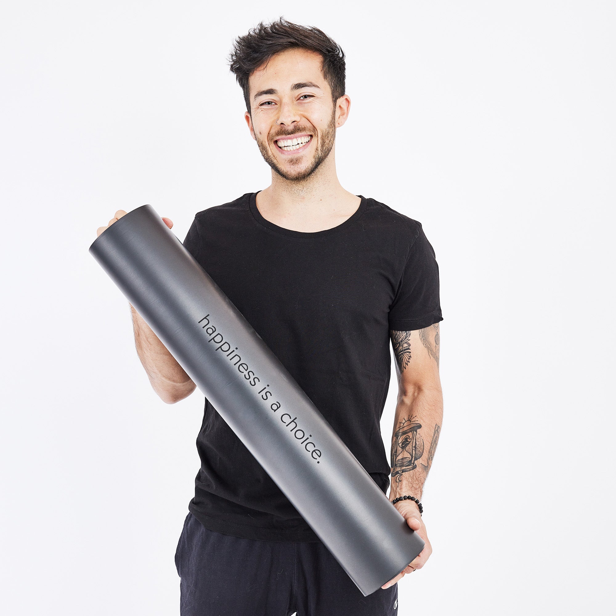 rutschfeste yogamatte schwarz