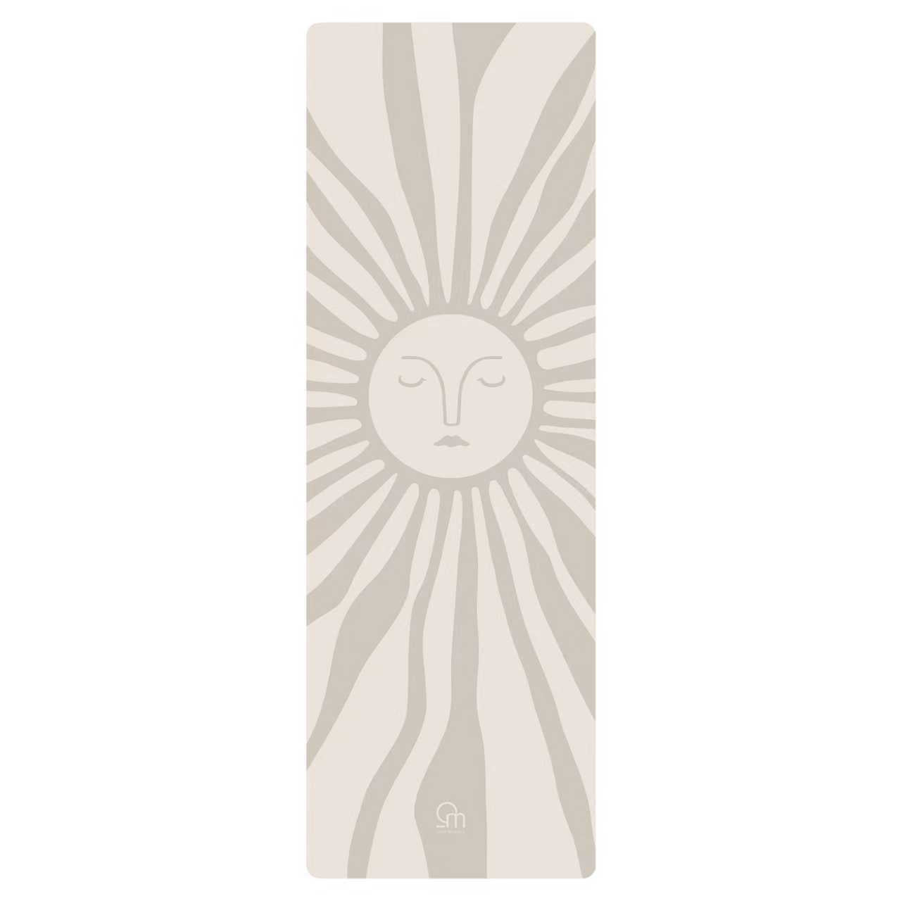 Yogamatte zum Reisen mit Sonnen Design