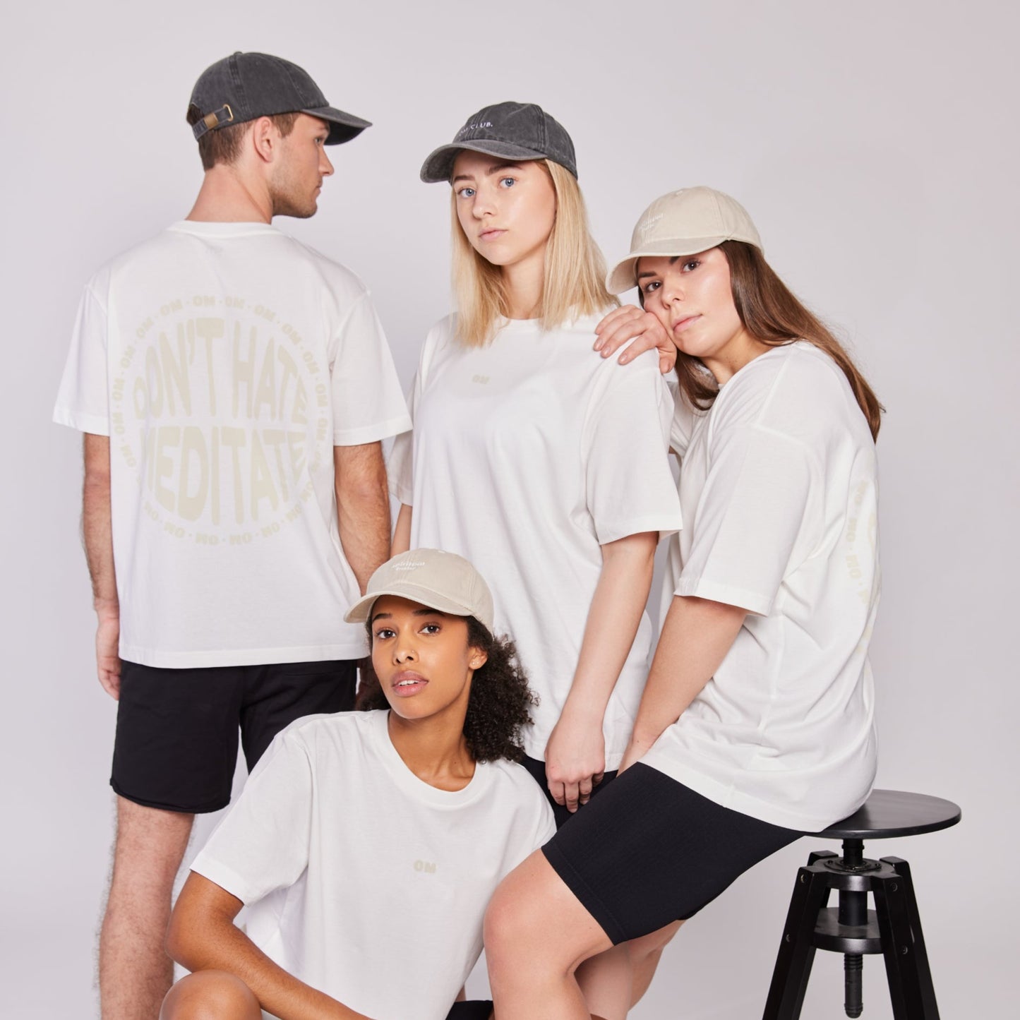 dad cap „spiritual babe“  - vintage sand/one size
