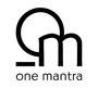 one mantra logo schwarz auf weiß