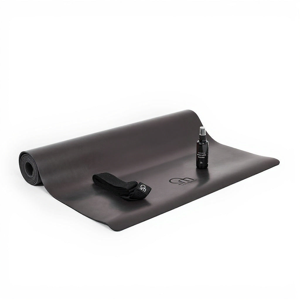 Yogamatte mit 2-in-1 Strap und Yogamatten-Reiniger
