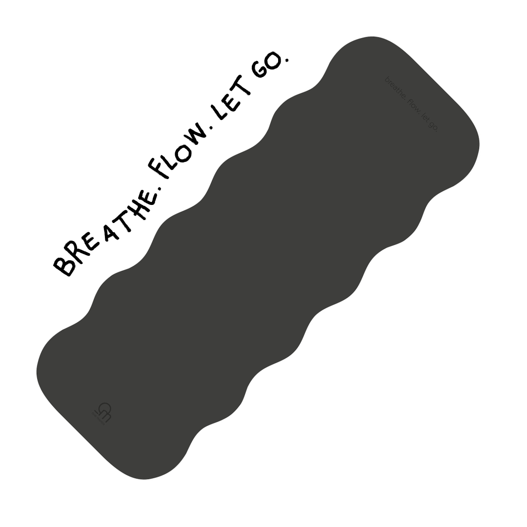 Yogamatte in welliger Form