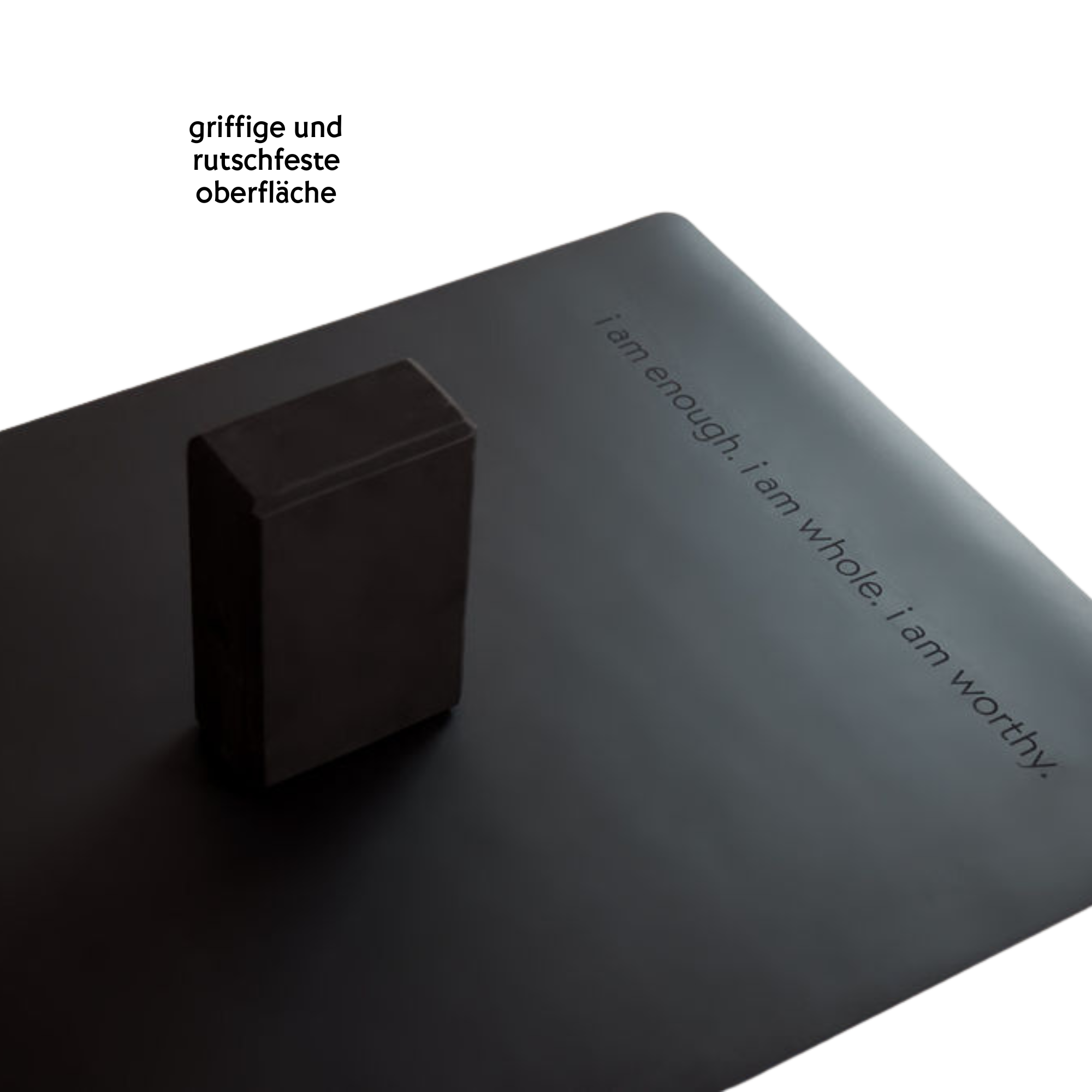 yoga block black - double pack